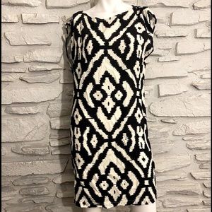 ANGIE - black and white dress - size med